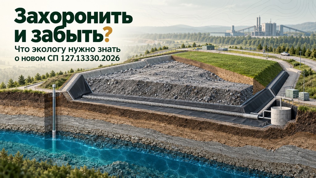 Захоронить и забыть? Что экологу нужно знать о новом СП 127.13330.2026