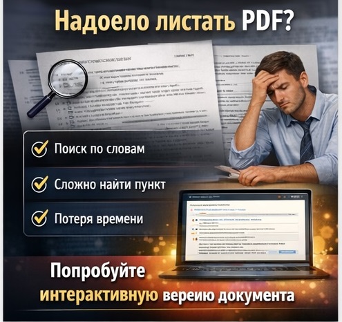 Как Вы работаете с нормативкой? Перестаньте листать PDF — начните работать с документом