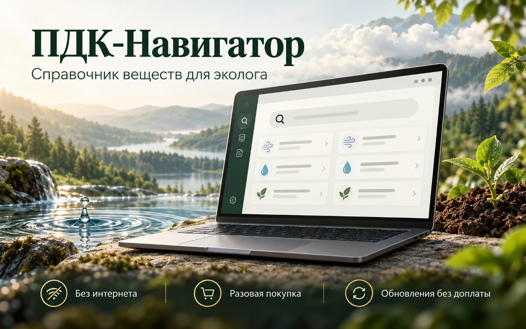 ПО Справочник веществ "ПДК-навигатор"
